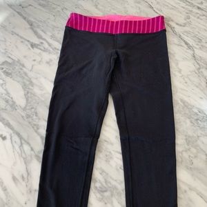 Black fleece Ivivva leggings